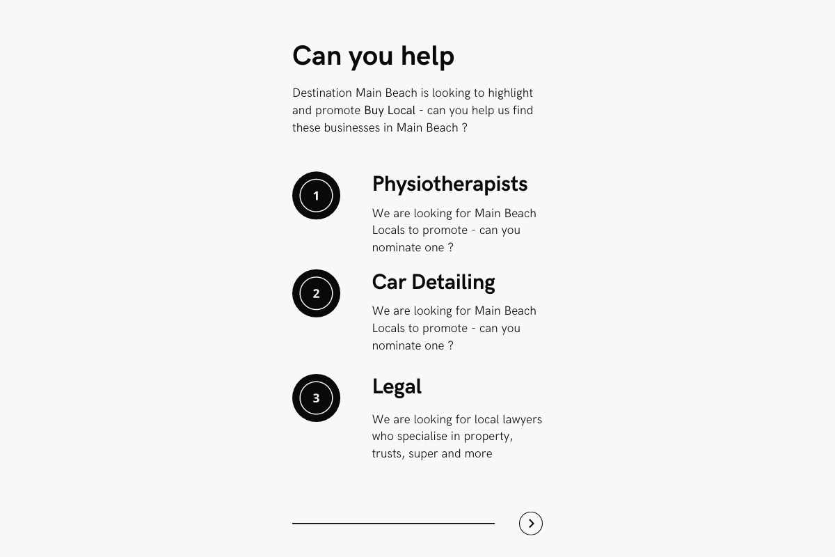 Destination Main Beach is a Village by the Villagers for the Villagers