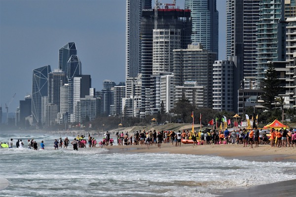 Main Beach with people